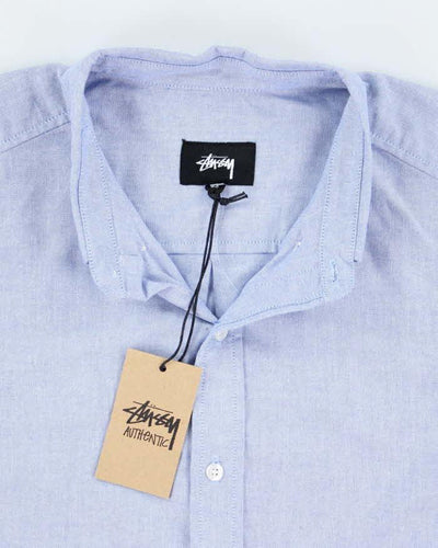 Stussy Deadstock Blue Long Sleeve Shirt - L
