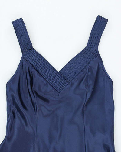 Vintage 90s Intimate Details Silky Slip Dress - S