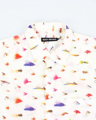 Issey Miyake Patterned Bug Long Sleeve Shirt - L