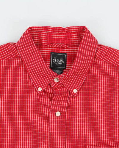 Vintage Chaps Checked Long Sleeve Shirt - L