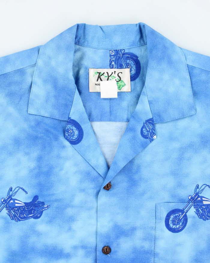 Vintage Ky's Motorbike Hawaiian Shirt - L
