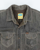 Vintage 90s Diesel Distressed Oversized Leather Jacket - XL