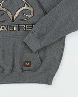 Vintage Y2K Real Tree Big Logo Graphic Hoodie - L