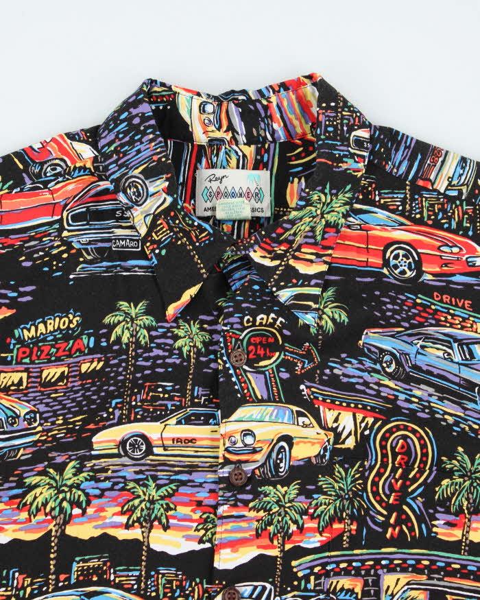 Vintage Reyn Sooner American Classics Camaro Hawaiian Shirt - XL