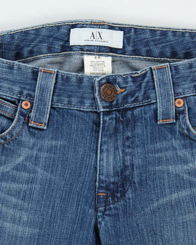 Y2k 00s Armani Exchange Flared Medium Wash Jeans - W32 L34