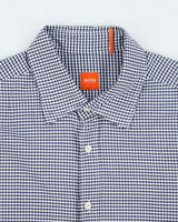 Vintage Hugo Boss Checked Long Sleeve Shirt - L