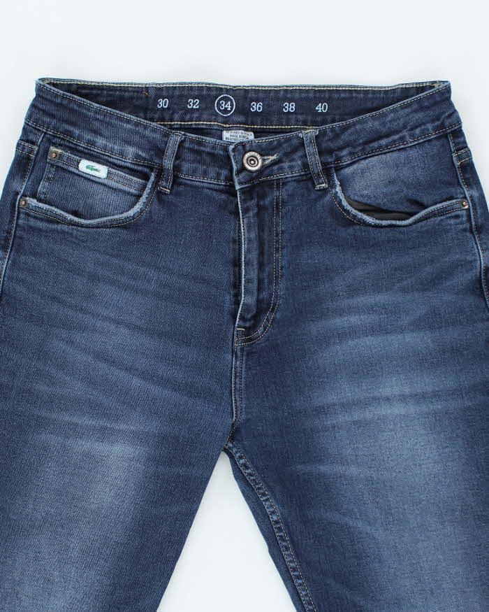 Vintage Y2K Lacoste Dark Wash Straight Leg Jeans - W32 L29