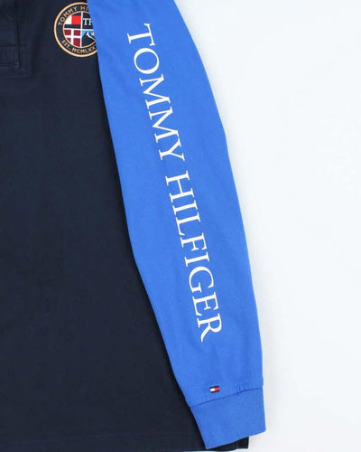 Vintage Y2K Tommy Hilfiger Small Crest Hoodie - L