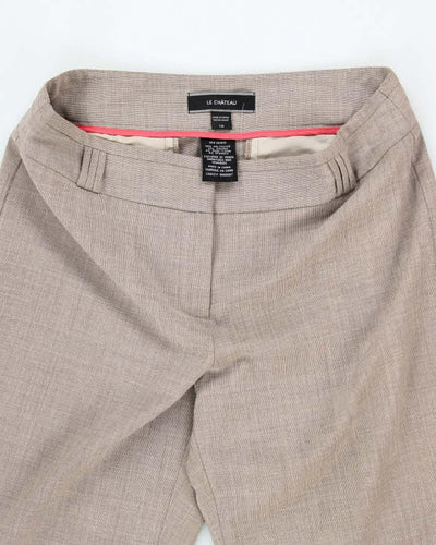 Vintage Y2k 00s Le Chateau Brown Trousers - W30 L33