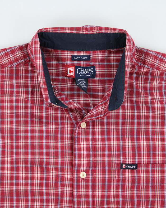Vintage Chaps Checked Long Sleeve Shirt - XXL