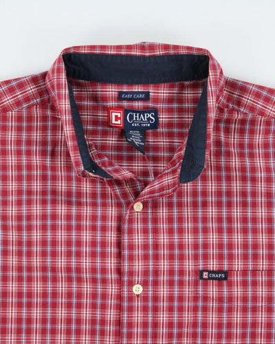 Vintage Chaps Checked Long Sleeve Shirt - XXL