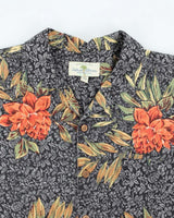 Vintage Island Shores Silk Hawaiian Shirt - L