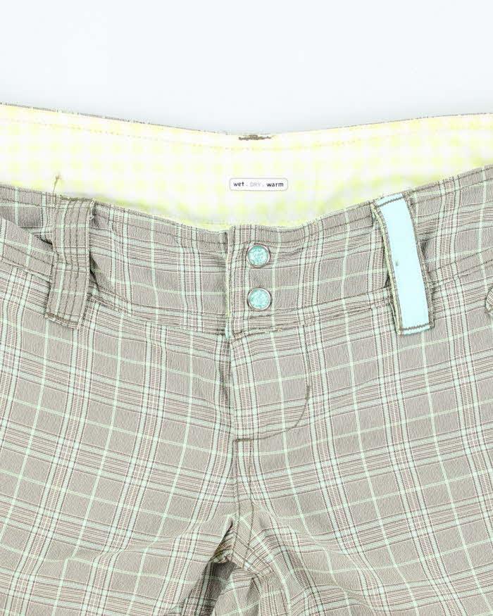Vintage Y2k 00s Lululemon Checked Beach Shorts - S