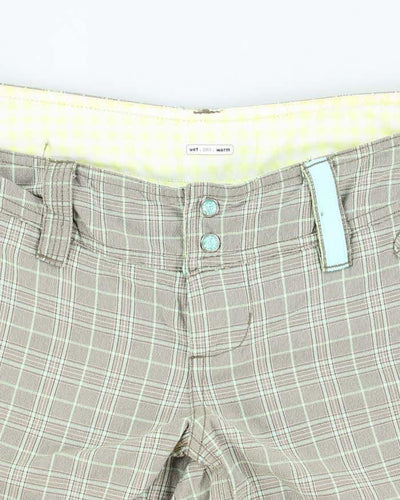 Vintage Y2k 00s Lululemon Checked Beach Shorts - S