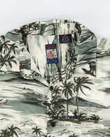 Vintage Montage Tropics Silk Hawaiian Shirt - M