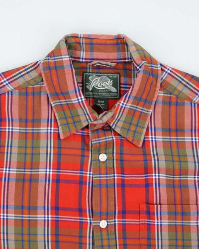 Vintage Roots Checked Long Sleeve Shirt - M