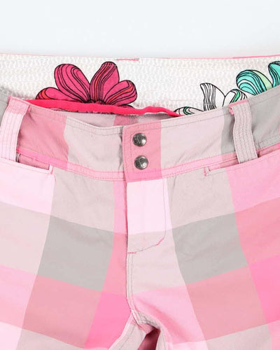 Vintage Y2k 00s Lululemon Checked Beach Shorts - M