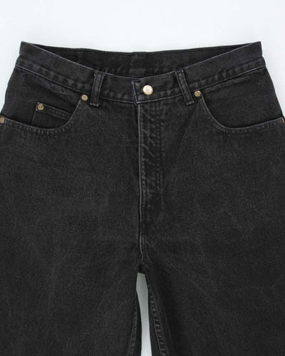 Vintage 90s Lee Black High Waist Jeans - W32 L32