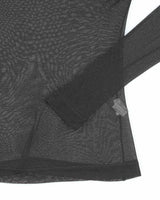 Vintage Y2k 00s M Collection Mesh Cowl Neck Top - M