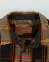 Vintage Orvis Heavyweight Plaid Long Sleeve Flannel Over Shirt - XL