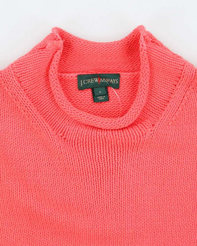 Vintage 2000's Women's J Crew Moc Neck Knit Jumper - S