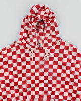 Vintage Y2K Checked Oversized Hoodie - XL