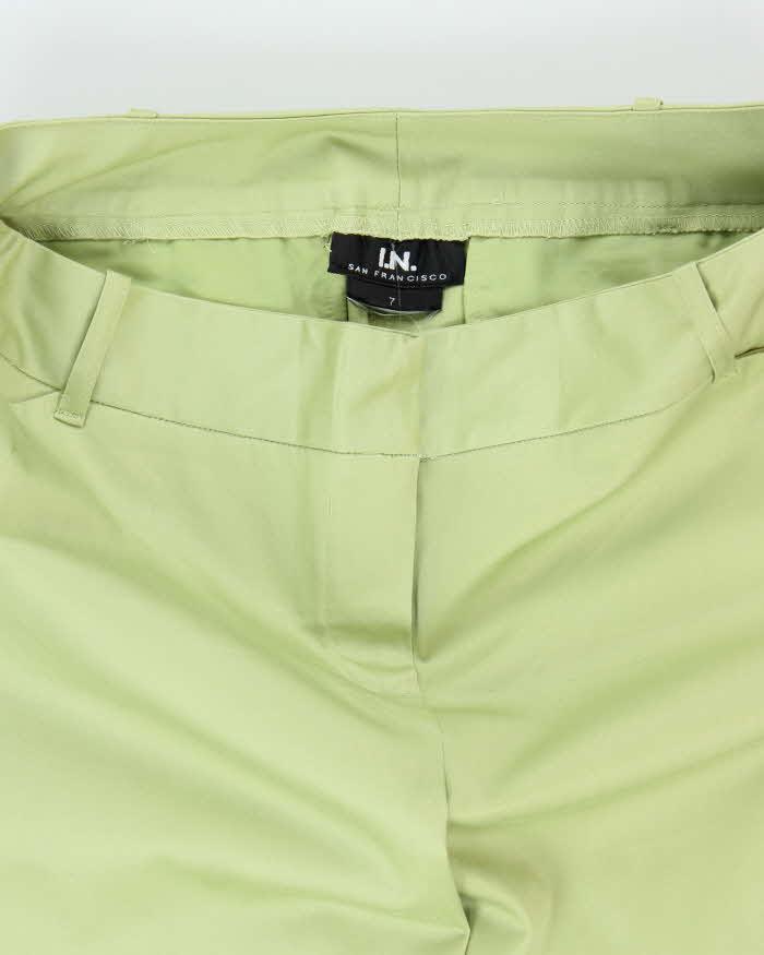 Vintage Y2k 00s I.N. San Francisco Green Bootcut Trousers - W30 L32