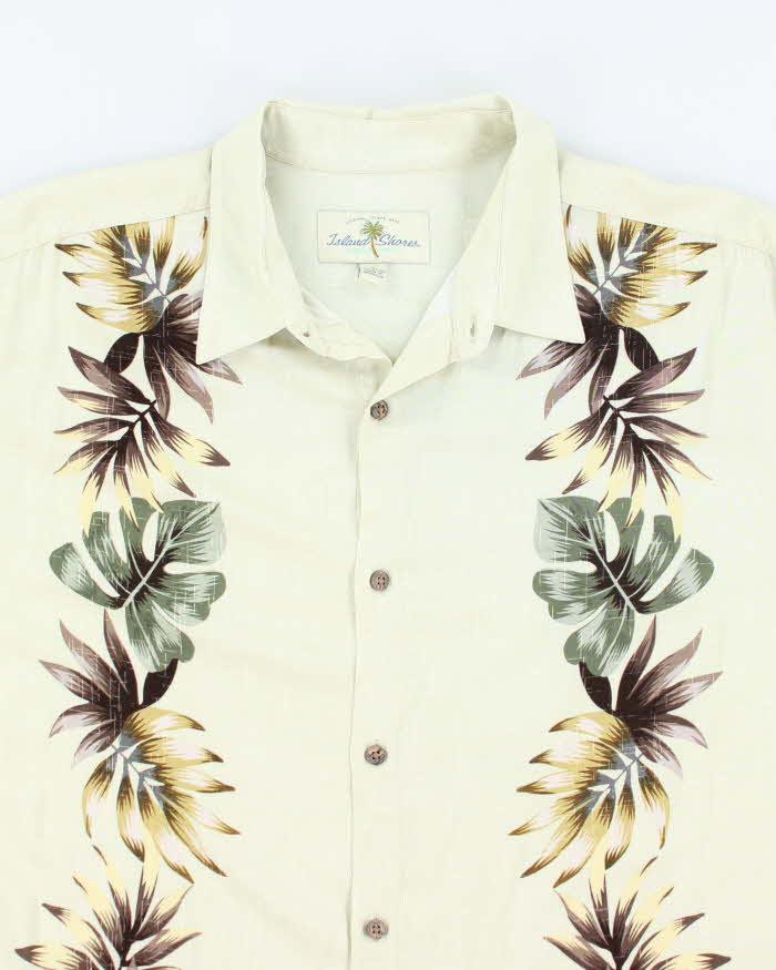 Vintage Island Shores Hawaiian Shirt - L