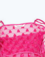 Vintage Y2k 00s La Vie En Rose Mesh Slip Dress - S