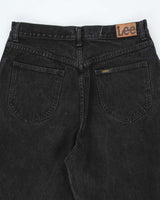 Vintage 90s Lee Black High Waist Jeans - W32 L32