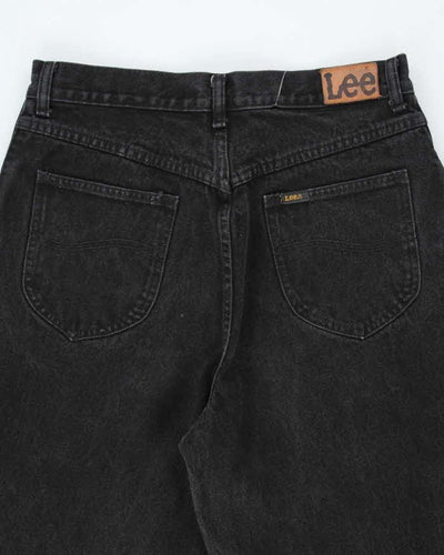 Vintage 90s Lee Black High Waist Jeans - W32 L32