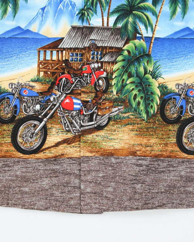 Vintage Ky's Motorbike Hawaiian Shirt - L