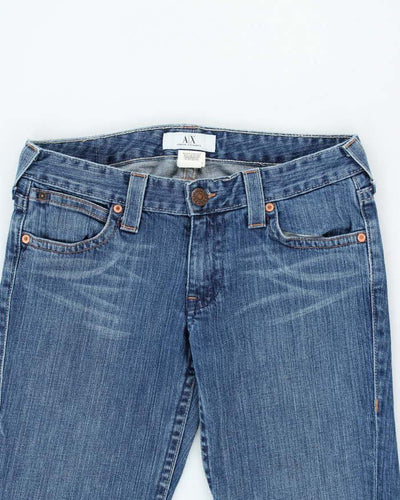 Y2k 00s Armani Exchange Flared Medium Wash Jeans - W32 L34