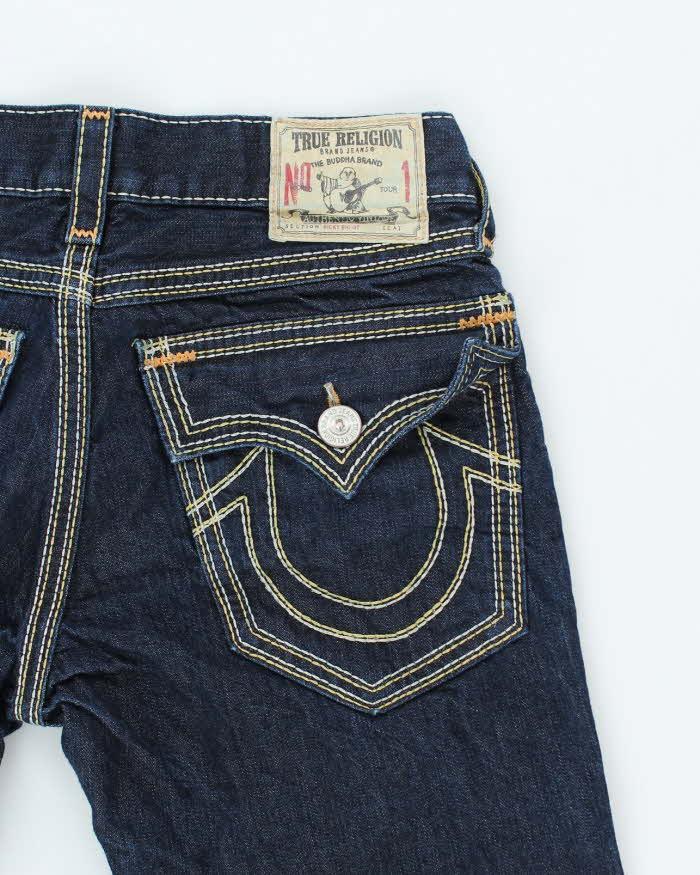 Vintage Y2K True Religion Contrast Stitch Straight Leg Jeans - W32 L27