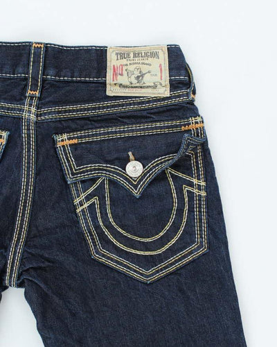 Vintage Y2K True Religion Contrast Stitch Straight Leg Jeans - W32 L27