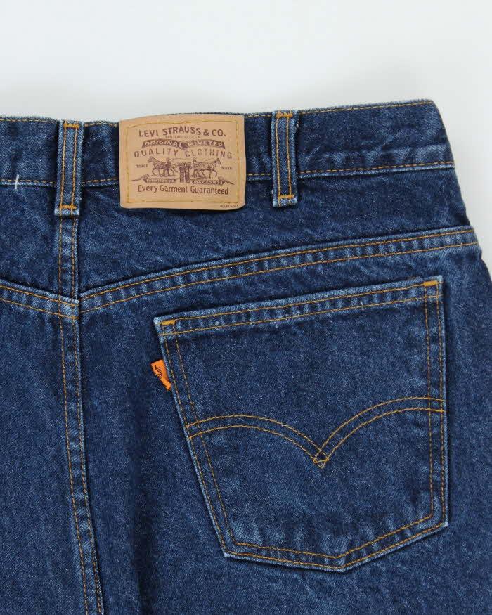 Vintage 80's Levi's Orange Tab Relaxed Fit Dark Wash Jeans - W32 L29