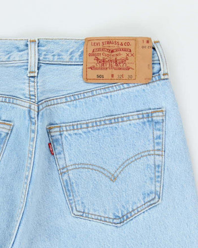 Vintage 90's Levi's 501 Light Wash Denim Jeans - W28 L29