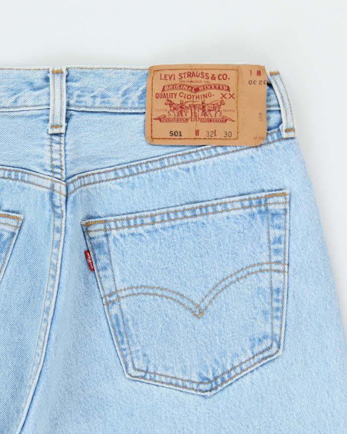 Vintage 90's Levi's 501 Light Wash Denim Jeans - W28 L29