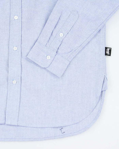 Stussy Deadstock Blue Long Sleeve Shirt - L