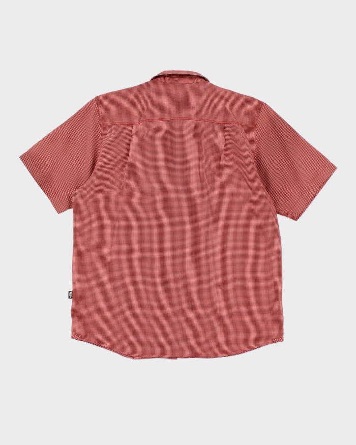 Vintage The North Face Check Short Sleeve Shirt - M