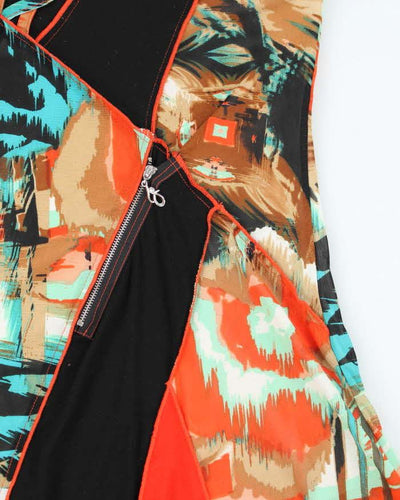 Vintage Y2k 00s Patchwork Mini Dress - M