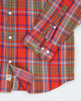 Vintage Roots Checked Long Sleeve Shirt - M