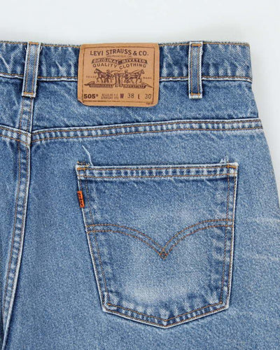 Vintage 80's Levi's 505 Orange Tab Medium Wash Jeans - W34 L28
