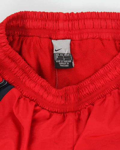 Vintage Y2k Nike Red Tracksuit Bottoms - XXL