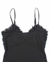 Vintage Y2k 00s Sirens Mesh Sequin Cami - S