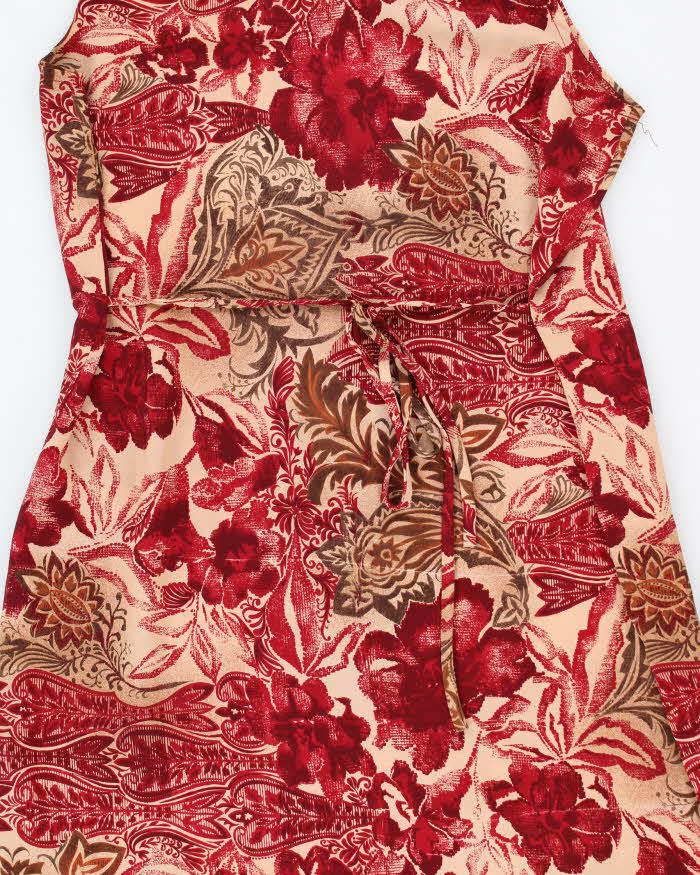 Vintage 90s Brody Myles Pattern Maxi Dress - L