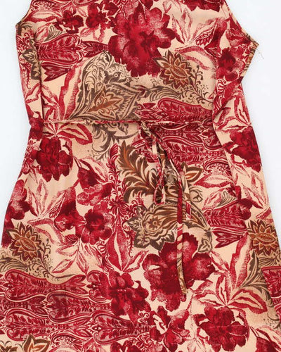 Vintage 90s Brody Myles Pattern Maxi Dress - L