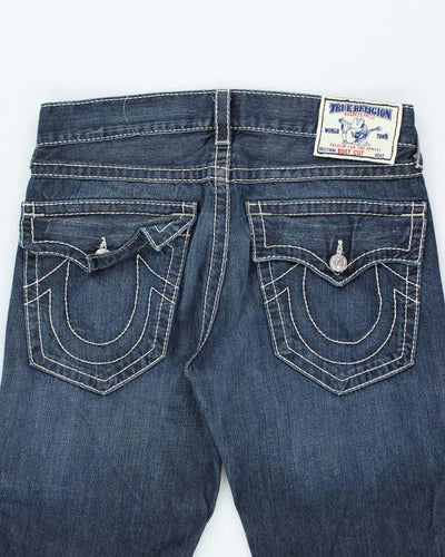 Vintage Y2k 00s True Religion Dark Wash Blue Jeans - W36 L32