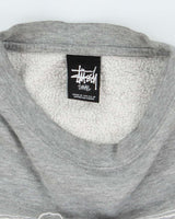 Vintage 2000's Stussy Pencil Graphic Sweatshirt - S