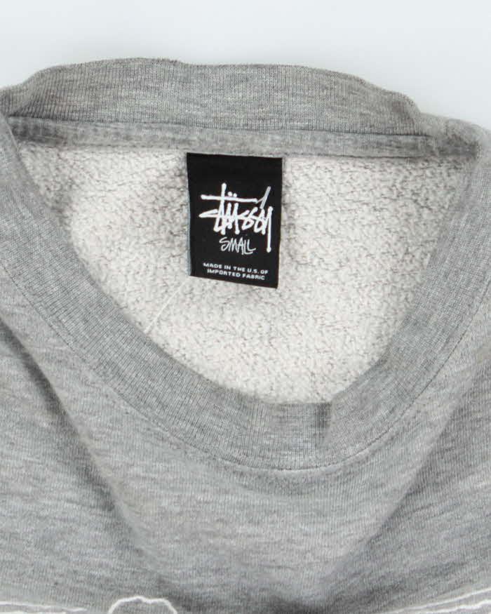 Vintage 2000's Stussy Pencil Graphic Sweatshirt - S